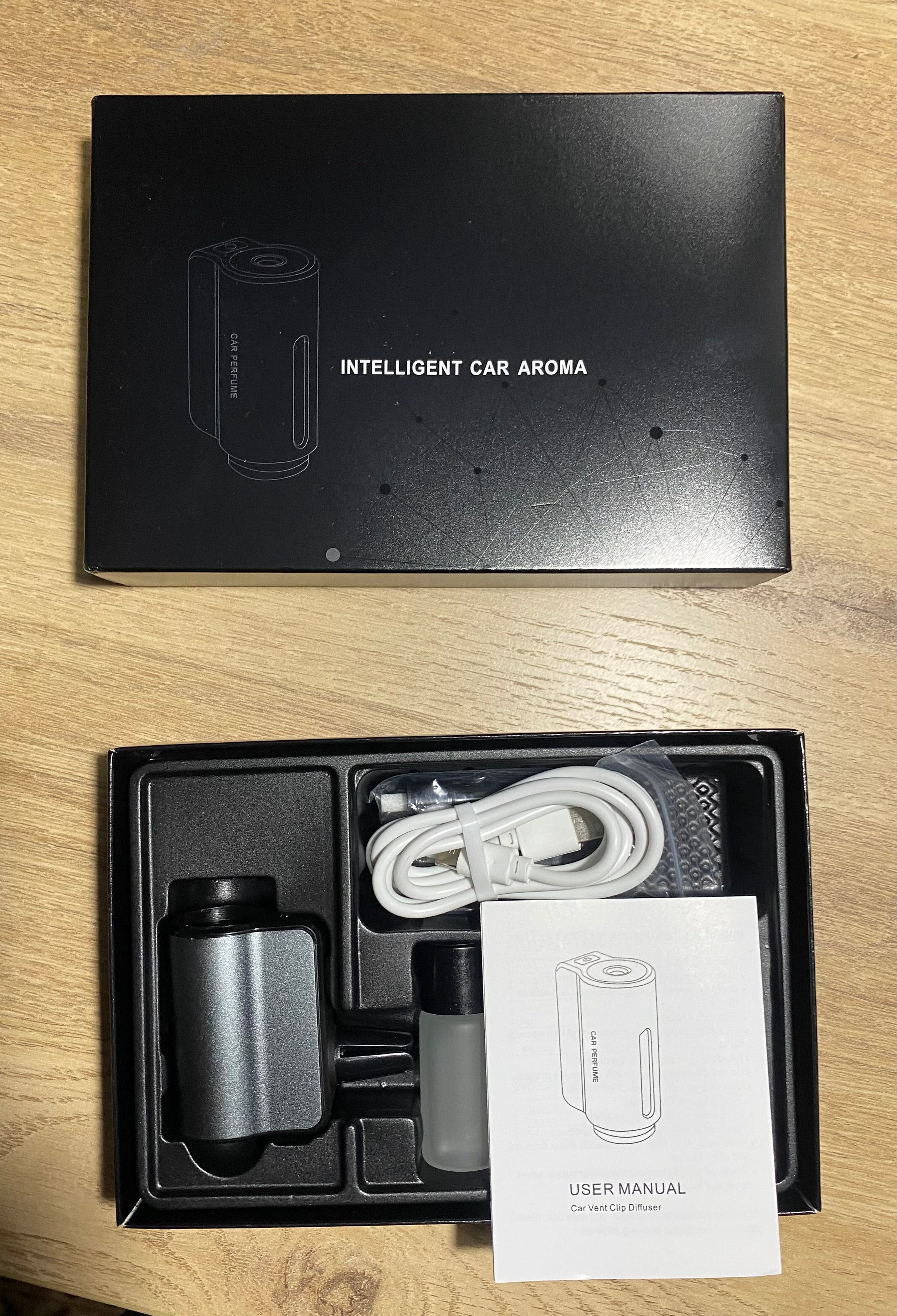 Difusor ambientador para coche inteligente