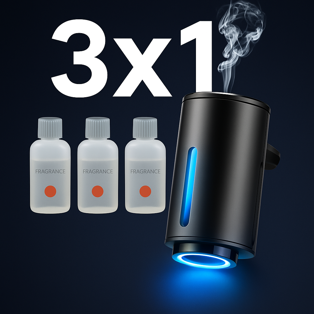 Ambientador Inteligente para coche 3x1
